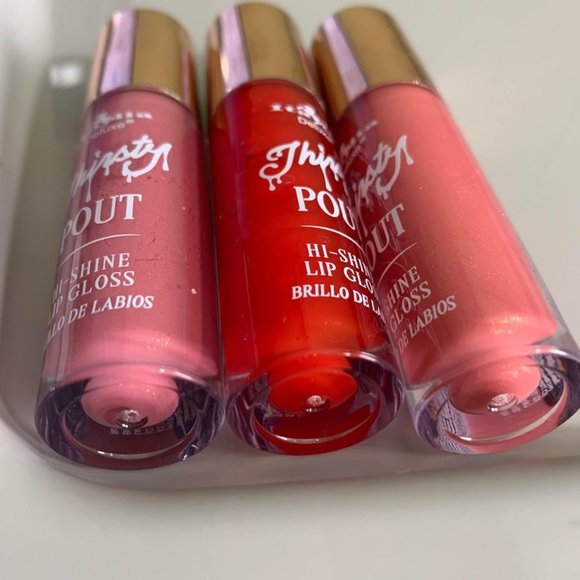 Italia deluxe thirsty pout hi shine lipgloss set of (3) - Picture 2 of 9